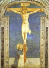 Haga click para ver la imagen ampliada christ on the cross adored by st_ dominic.jpg